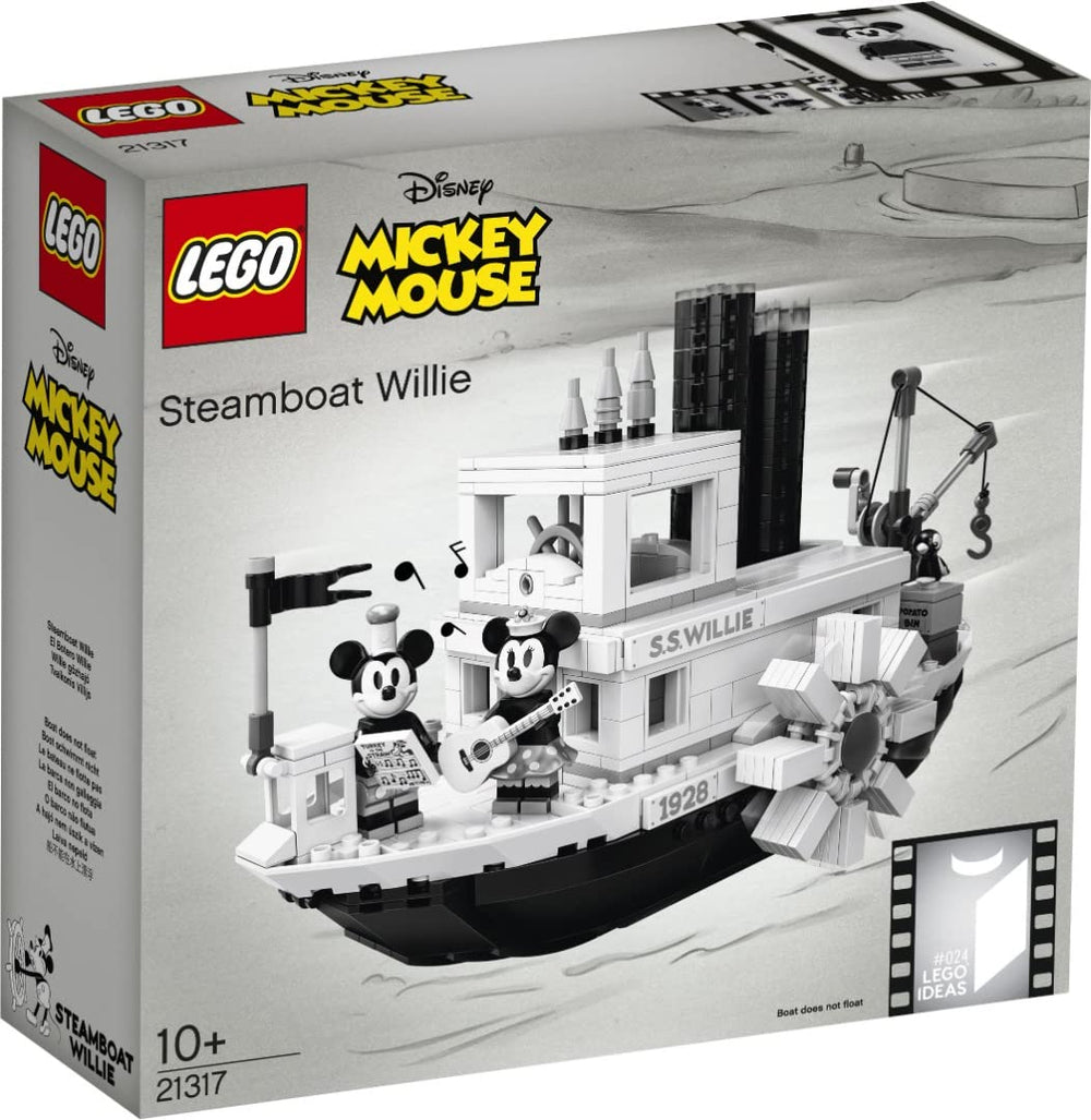 LEGO Ideas 21317 Disney Steamboat Willie full model suitable for display and play