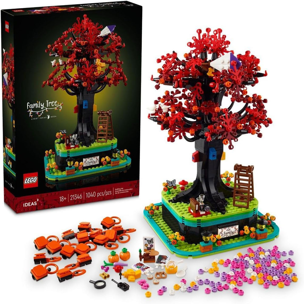 LEGO Ideas 21346 Family Tree displays photos and keepsakes beautifully for nostalgic decor