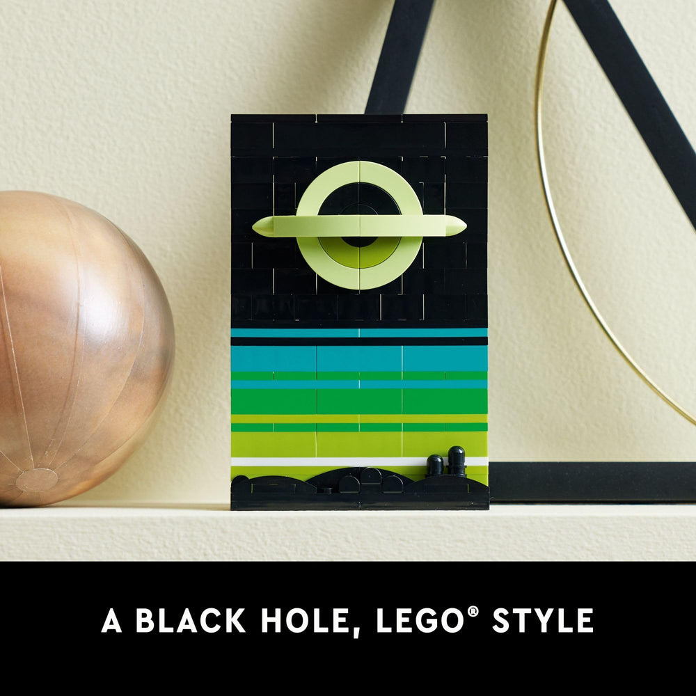 LEGO Ideas Tales of the Space Age space shuttle postcard for desk display