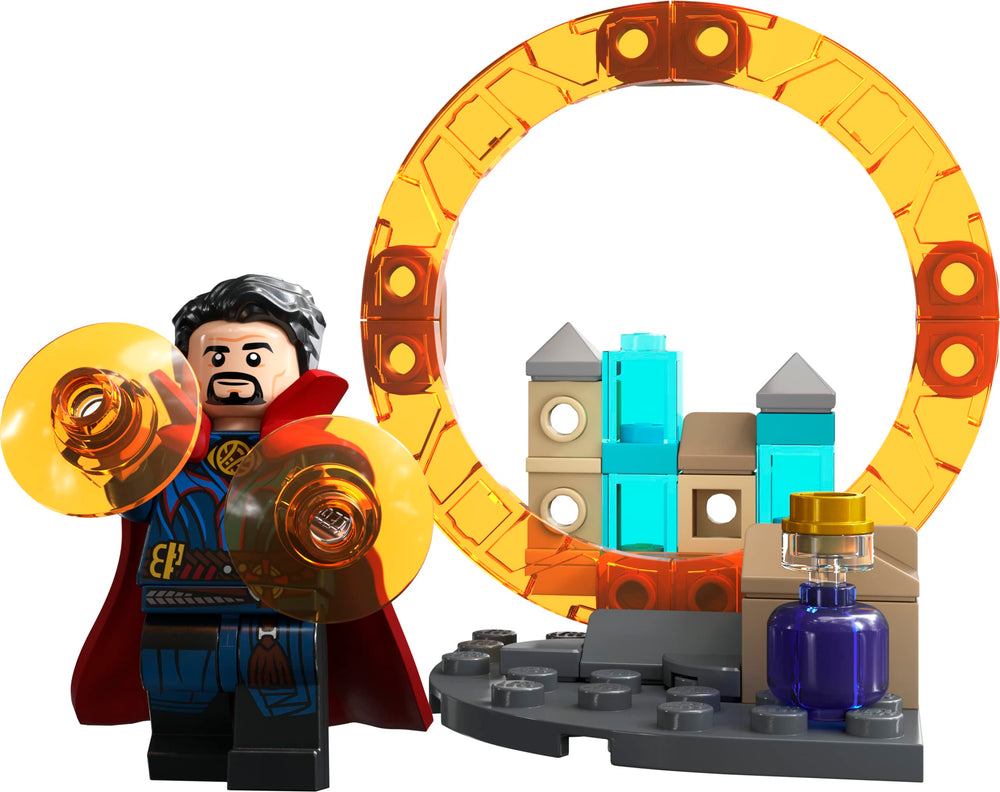 LEGO interdimensional portal polybag packaging shows authentic minifigure and clear packaging details.