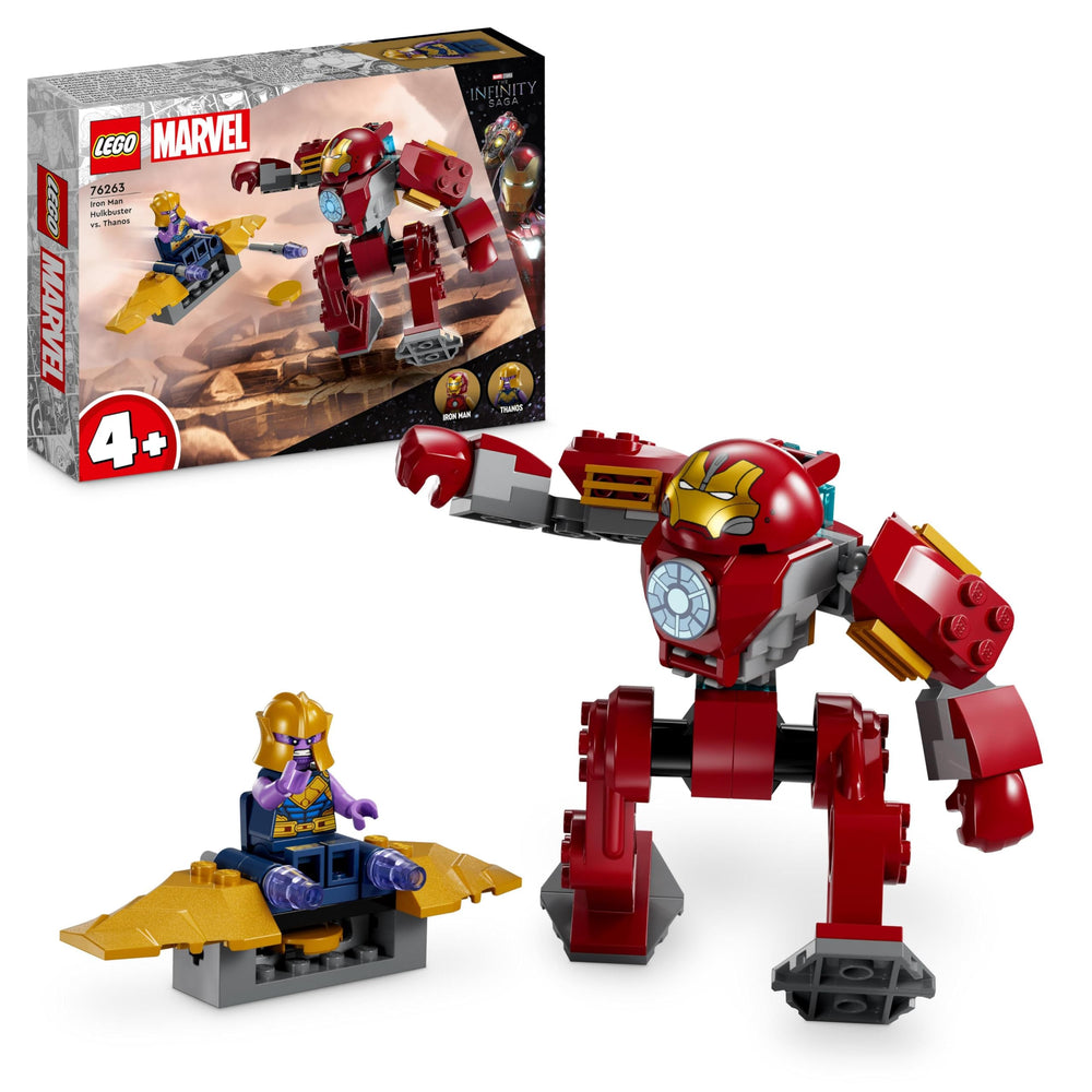 LEGO Iron Man Hulkbuster mech figure for quick, imaginative playtime