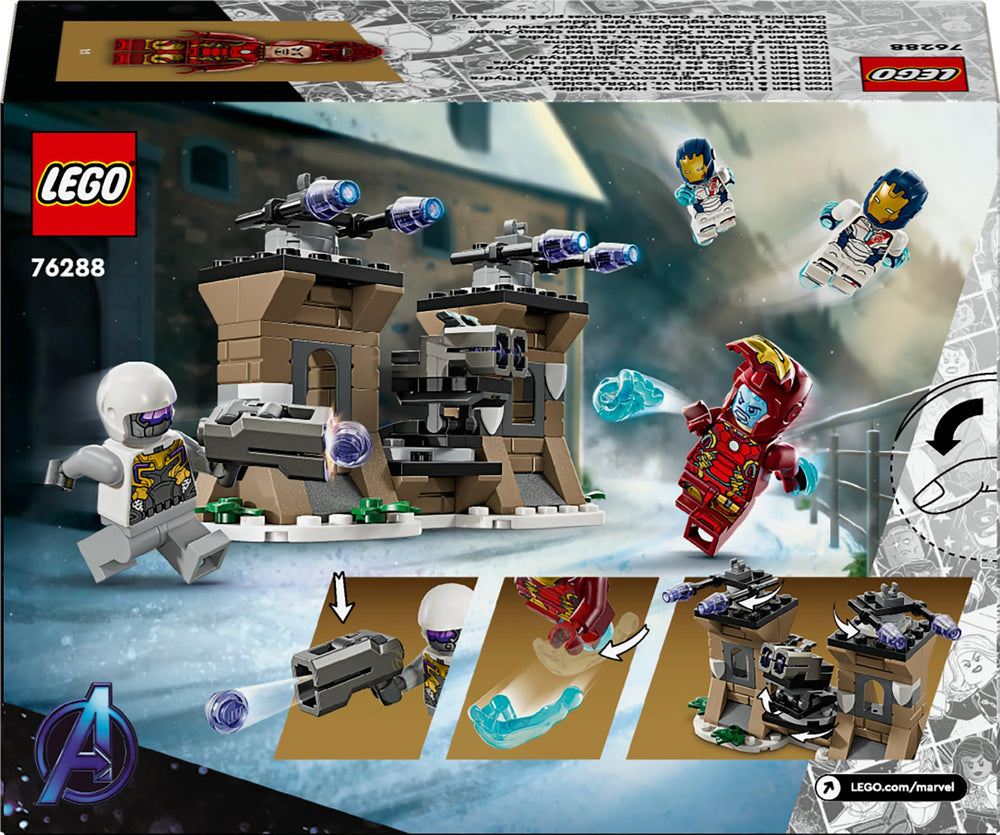LEGO Iron Man vs Hydra scene battle for cooperative storytelling