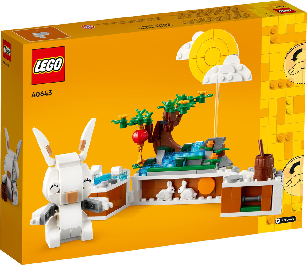 LEGO Jade Rabbit display piece for seasonal decorating and family building fun