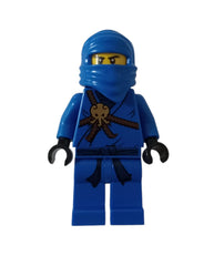 LEGO Jay blue ninja minifigure front view for dynamic play and display