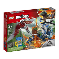 LEGO Juniors Pteranodon Escape minifigures inspire storytelling adventures.