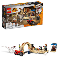 LEGO Jurassic World Atrociraptor figure for imaginative battles and action play