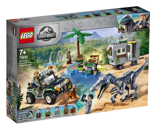 LEGO Jurassic World Baryonyx Face-Off offroader action for adventurous play