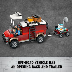 LEGO Jurassic World Ben and Sammy minifigures enable buddy adventures.