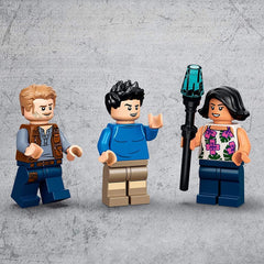 LEGO Jurassic World Carnotaurus pickup truck supports imaginative rescue scenes