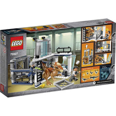 LEGO Jurassic World Escape The Stygi Moloch 75927 corner play area for quick setup.