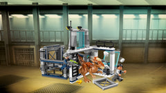 LEGO Jurassic World Escape The Stygi Moloch 75927 Stygi Moloch figure ready for dynamic action scenes.