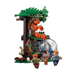 LEGO Jurassic World exploding lava rocks feature adds dramatic play moments.