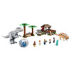 LEGO Indominus Rex and Ankylosaurus figures for dynamic dino battles