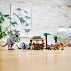 Compact display-worthy gyrosphere station complements LEGO Jurassic World sets