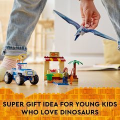 LEGO Jurassic World starter brick chassis buggy for easier building.
