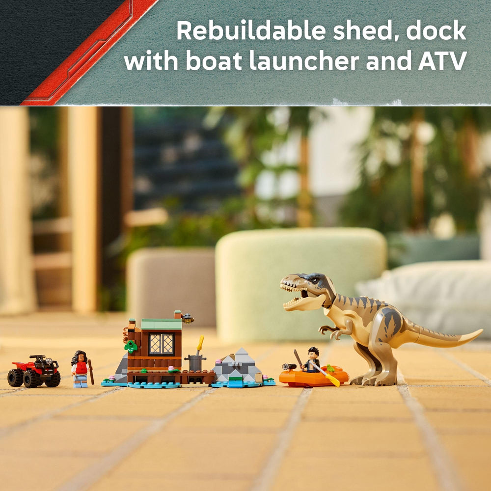 LEGO Jurassic World Teresa Delgado minifigure adds relatable character interactions.