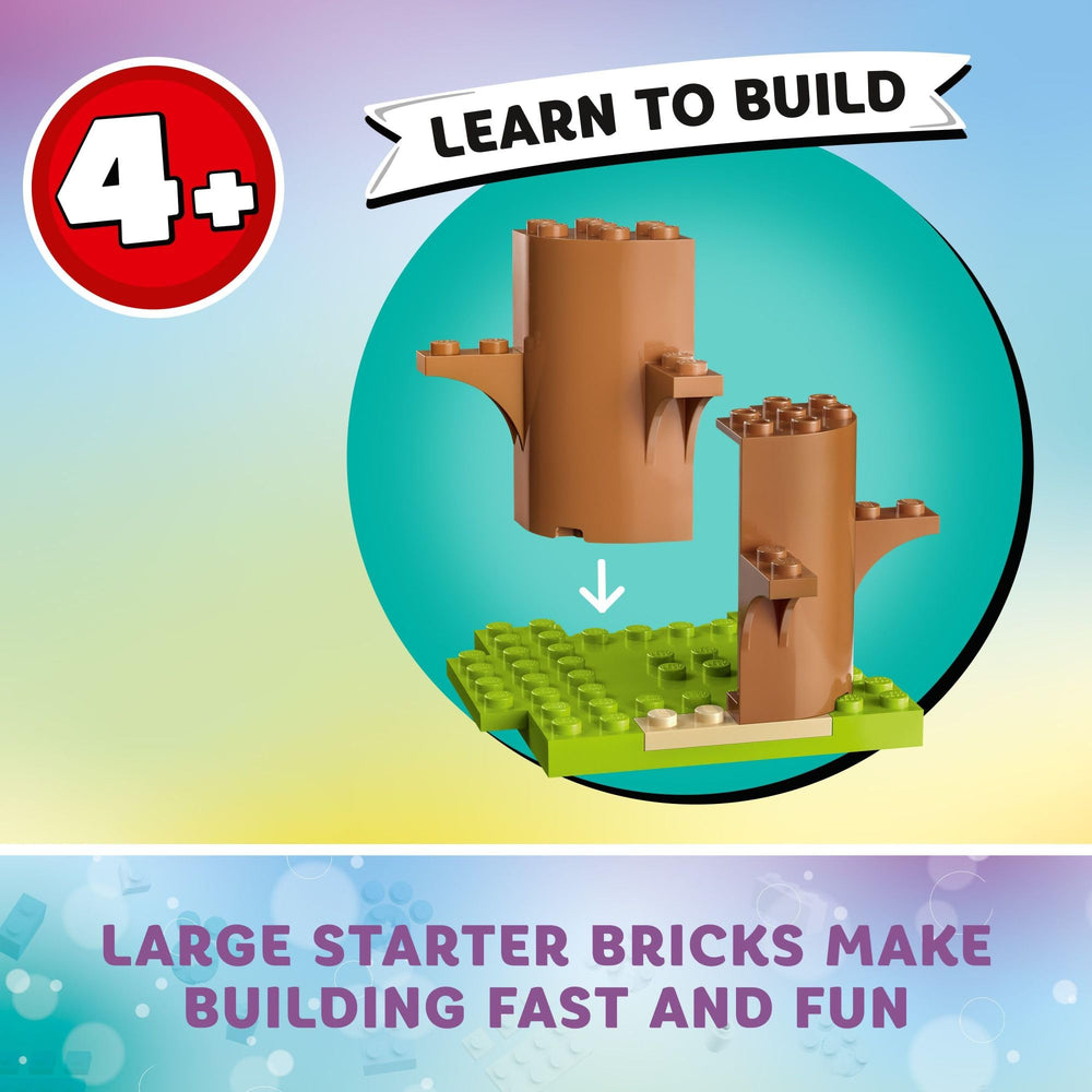 LEGO Kitty Fairy's Garden Party flowers and watering can inspire gardening role play.