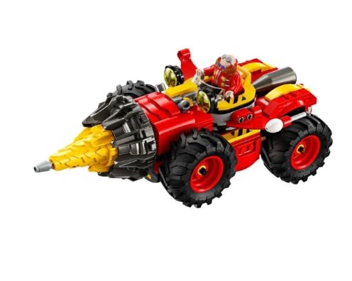 LEGO lab with breakable wall for dramatic rescue moments.