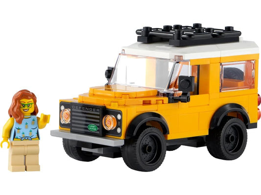 LEGO Land Rover Classic Defender roof rack detail for authentic scale display.