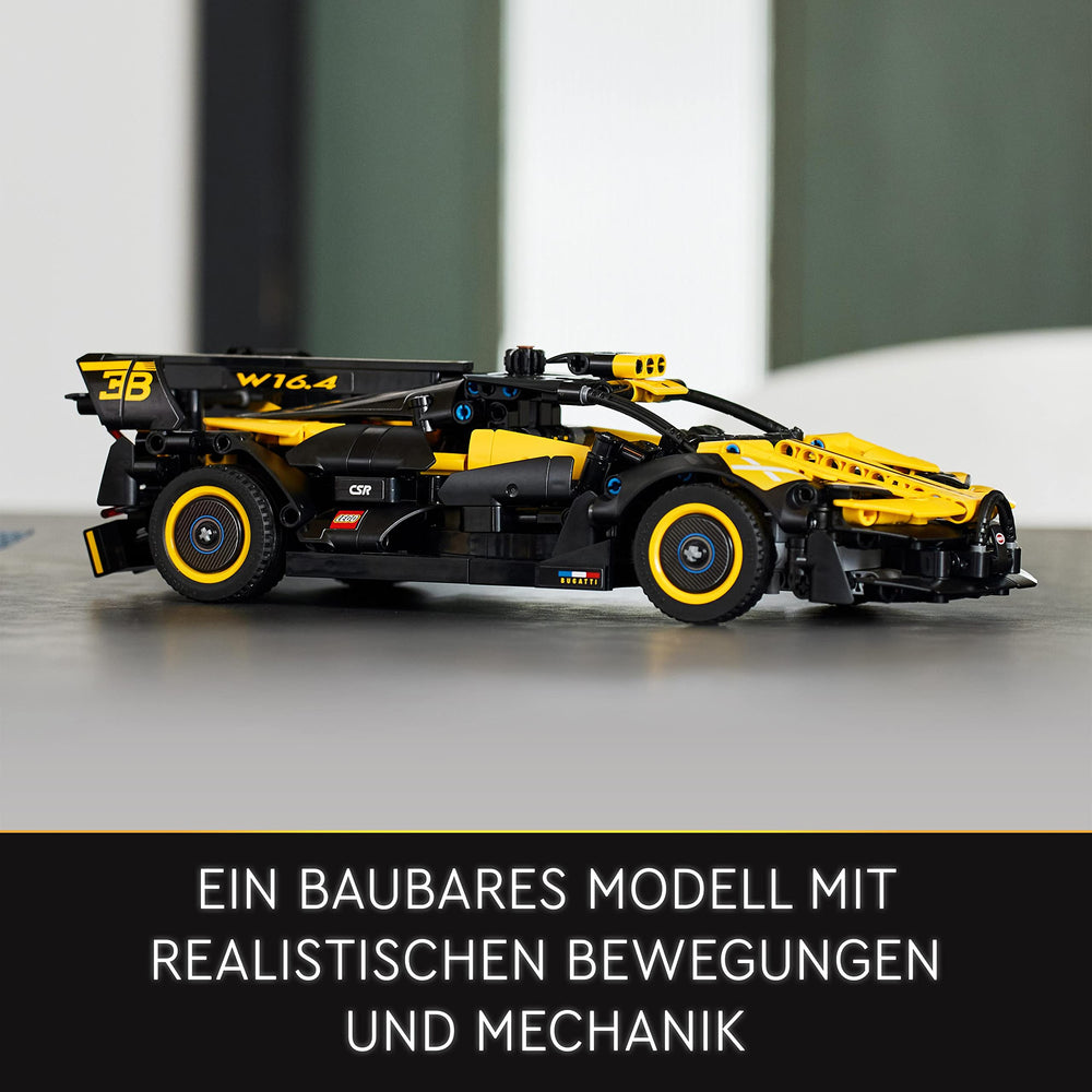 LEGO Le Bolide Bugatti is a collectible display piece for fans of iconic vehicles.