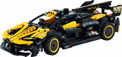 LEGO Le Bolide Bugatti doors open showcasing scissor mechanism for dramatic display.