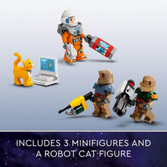 LEGO Lightyear XL-15 Spaceship minifigures Buzz and Sox for storytelling.