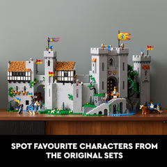 LEGO Lion Knights' Castle 10305 22 minifigures expand storytelling options.