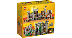 LEGO Lion Knights' Castle 10305 towers and turrets for grand silhouette.