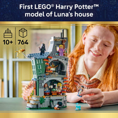 LEGO Luna Lovegood bedroom scene for roleplay and magical detail capture.