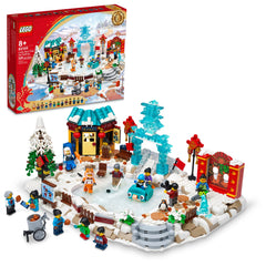 LEGO Lunar New Year Ice Festival 80109 winter scene for festive display and imaginative play.