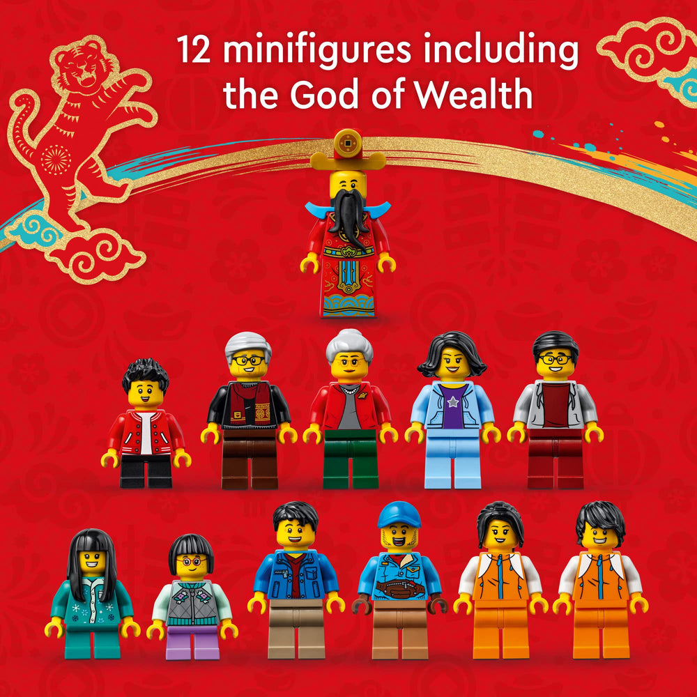 LEGO Lunar New Year Traditions 80108 visiting-family scene sparks storytelling
