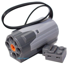 LEGO M-Motor 8883 front view showing compact design for Power Functions.