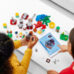 LEGO Mario Master Your Adventure Maker Set sliding platform adds dynamic action