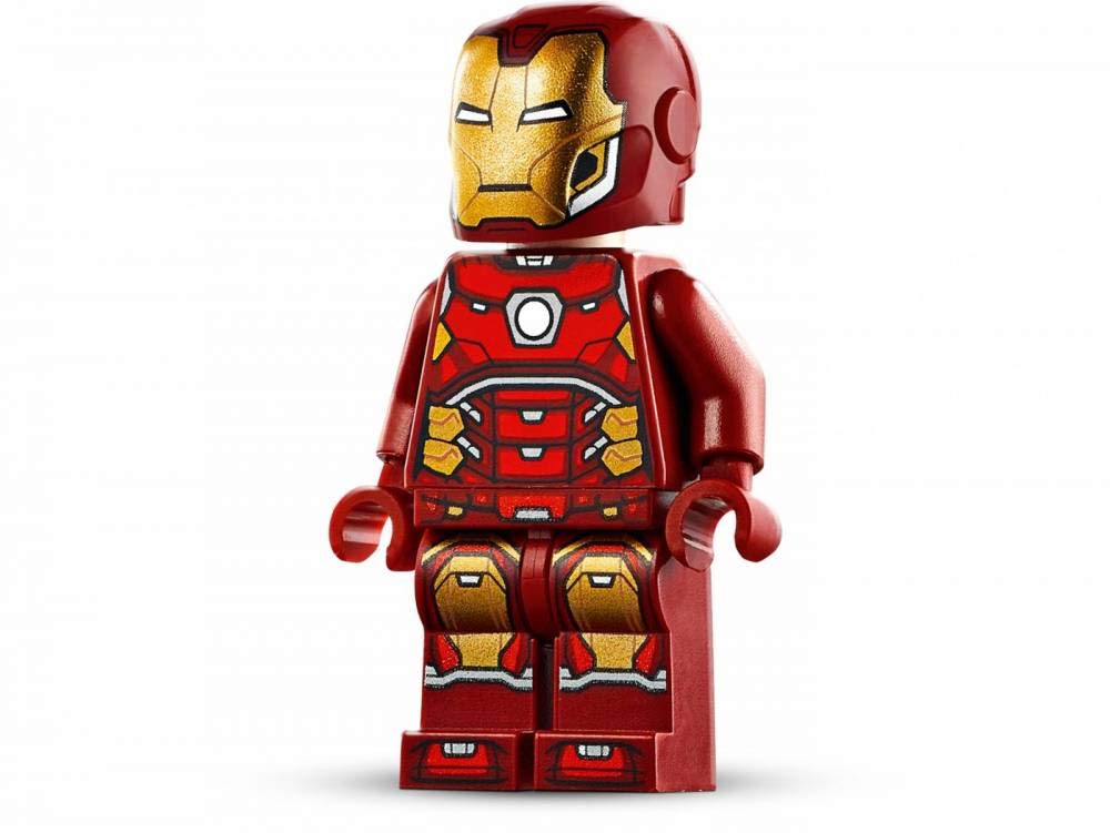 LEGO Marvel Avengers Iron Man Mech 76140 movable arms and legs enable dynamic poses