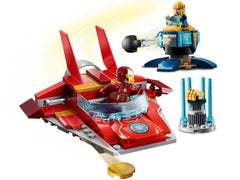 LEGO Marvel Avengers Iron Man vs Thanos 76170 box art showing the heroic clash.