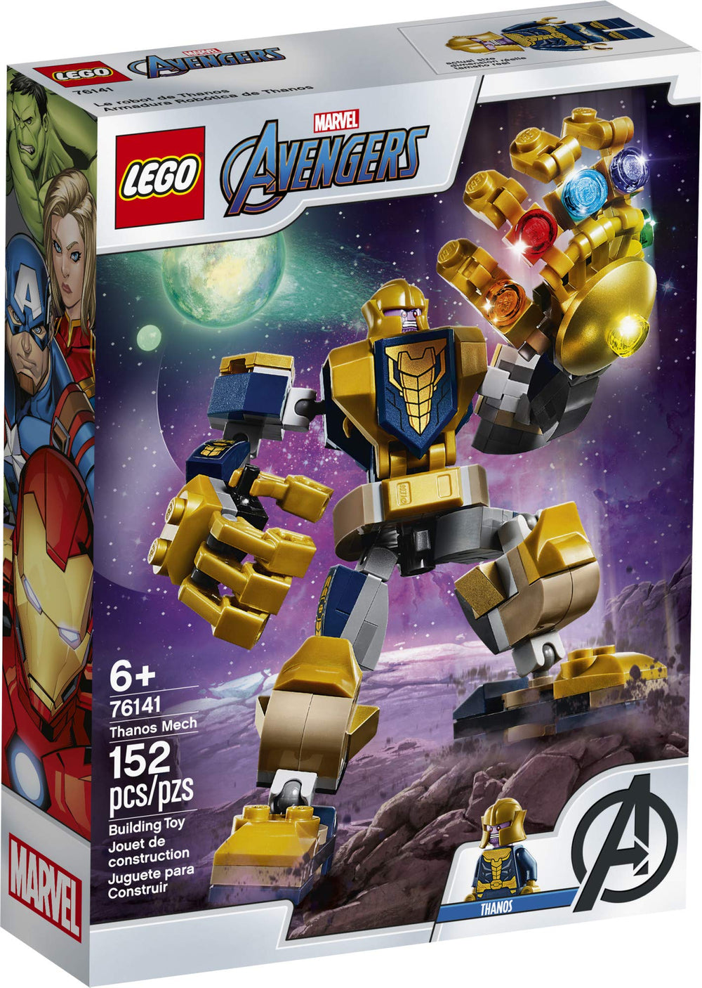 Large Thanos Mech viewed from above for dramatic display.