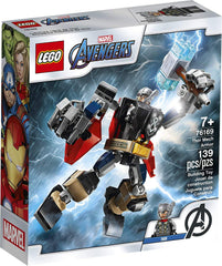 LEGO Marvel Avengers Thor Mech Armor 76169 mech pose ready for epic battles.