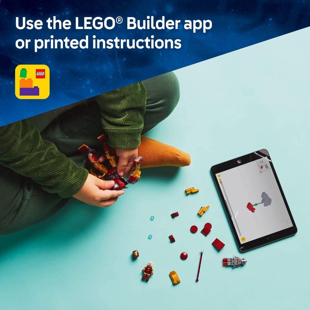 LEGO Marvel Builder app supports 3D viewing and progress tracking