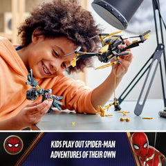 LEGO Marvel Spider-Man Drone Duel 4-rotor drone for dynamic air battles