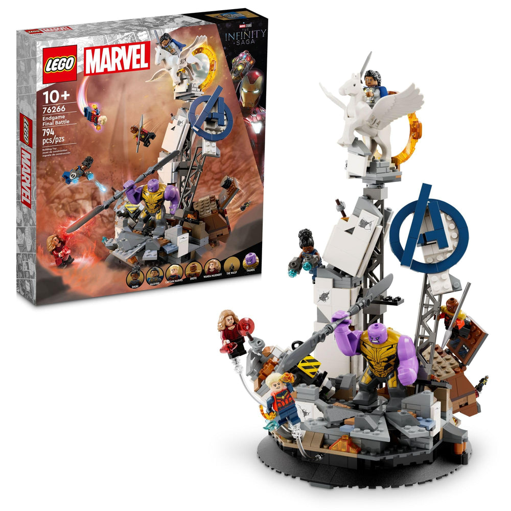LEGO Marvel Endgame Final Battle battleground view for immersive play
