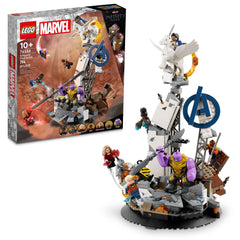 LEGO Marvel Endgame Final Battle battleground view for immersive play