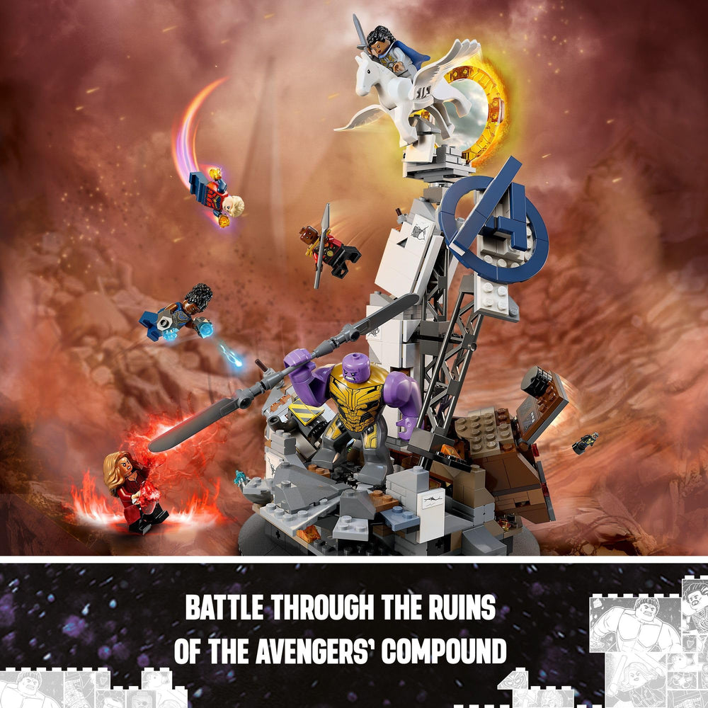 LEGO Marvel Endgame Final Battle hidden items reveal movie props