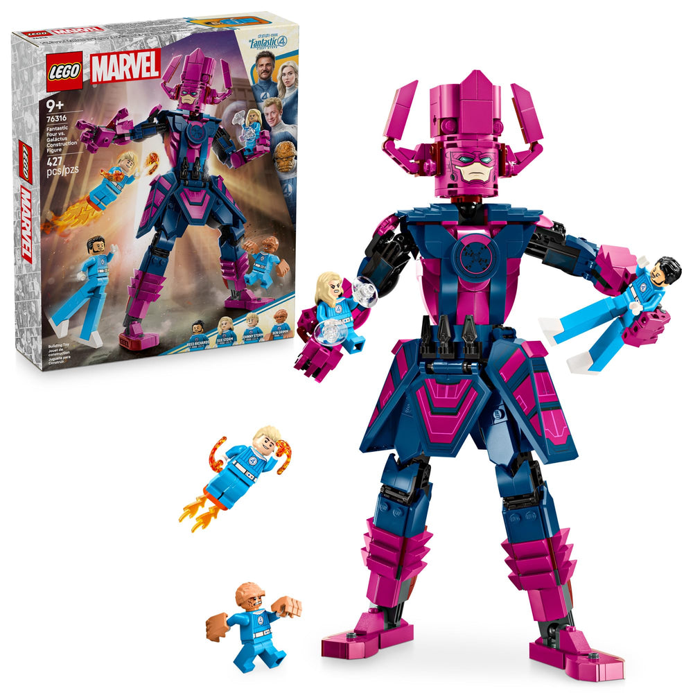 LEGO Marvel Fantastic Four vs Galactus set ready for imaginative battles