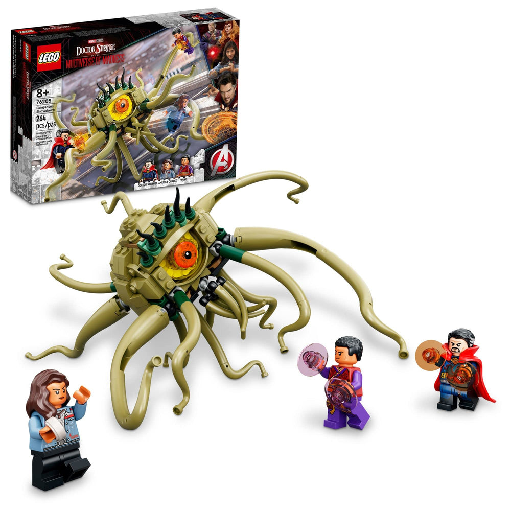 LEGO Marvel Gargantos Showdown doctor-strange-figure offers action-ready poses for imaginative play.