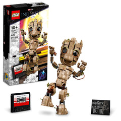 LEGO Marvel I am Groot 76217 baby Groot figure, poseable for play and display