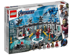LEGO Marvel Iron Man Hall Podium with rotating display for modular armor scenes