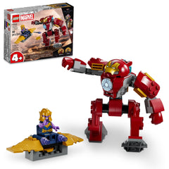 LEGO Marvel Iron Man Hulkbuster mech—posable limbs for dynamic, imaginative play sessions