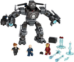 LEGO Marvel Iron Man Monger Mech arc reactor glow for dramatic action