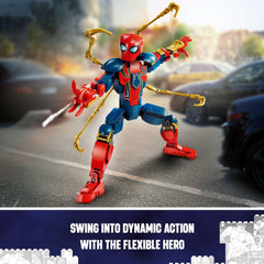 LEGO Marvel Iron Spider-Man packaging box for gifting or collection.