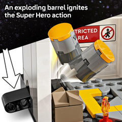 Eight Marvel minifigures for movie-inspired adventures.